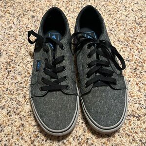 New Gray and Black Vans Men’s 8.5
